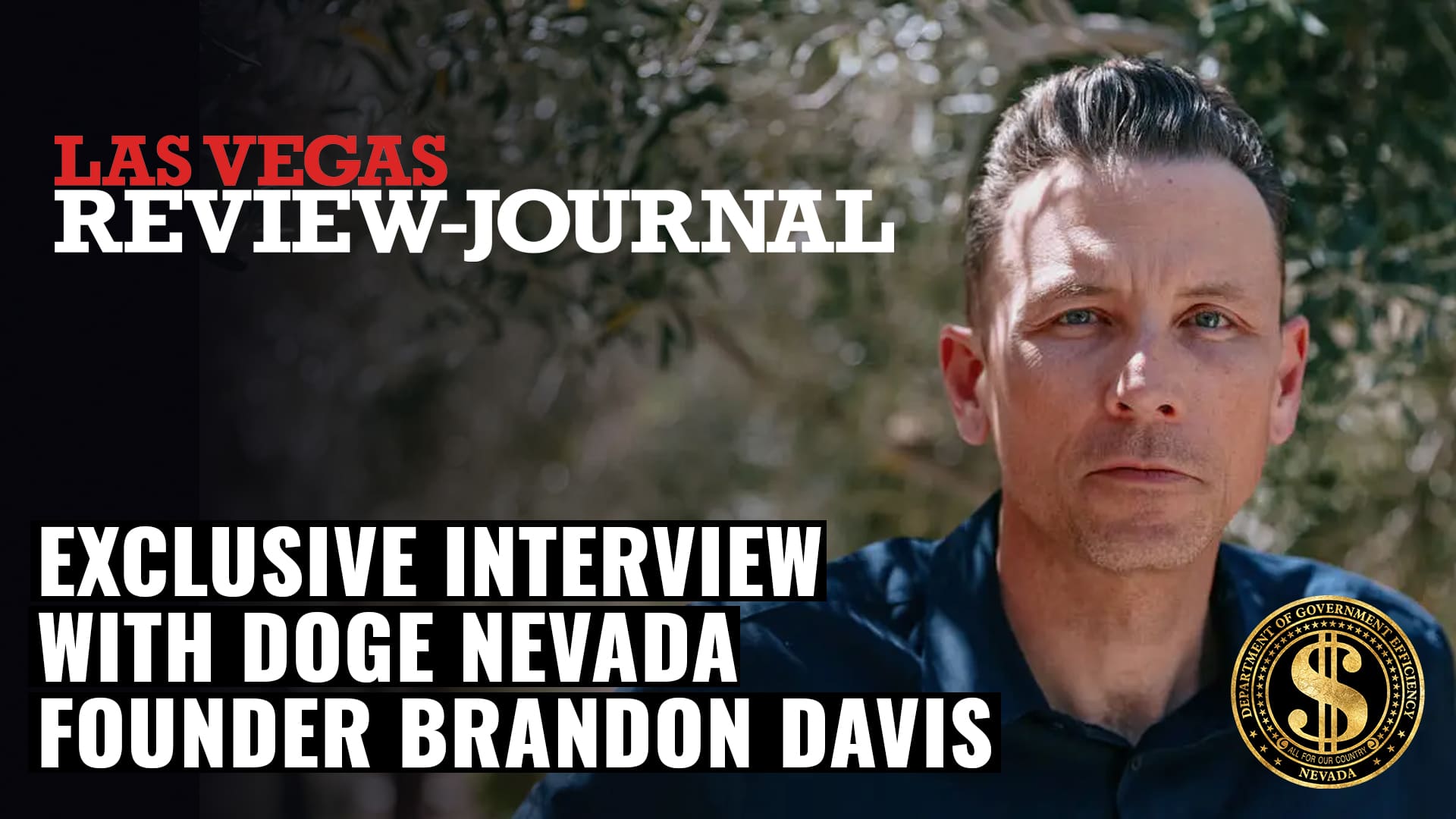 exclusive interview with DOGE NEVADA founder Brandon Davis